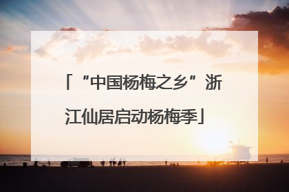 “中国杨梅之乡”浙江仙居启动杨梅季