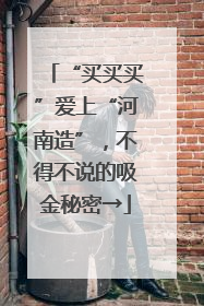 “买买买”爱上“河南造”，不得不说的吸金秘密→