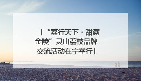 “荔行天下・甜满金陵”灵山荔枝品牌交流活动在宁举行