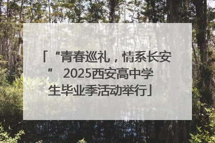“青春巡礼，情系长安” 2025西安高中学生毕业季活动举行