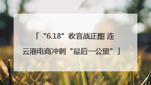 “6.18”收官战正酣 连云港电商冲刺“最后一公里”