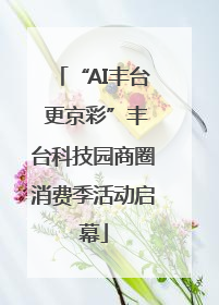 “AI丰台 更京彩”丰台科技园商圈消费季活动启幕