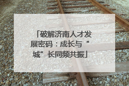 破解济南人才发展密码：成长与“城”长同频共振