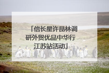 信长星许昆林调研外贸优品中华行江苏站活动
