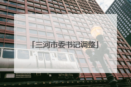 三河市委书记调整