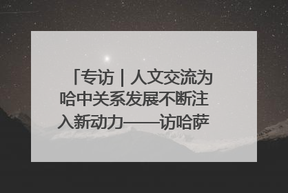 专访｜人文交流为哈中关系发展不断注入新动力——访哈萨克斯坦文化与信息部部长巴拉耶娃