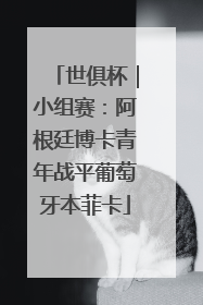 世俱杯｜小组赛：阿根廷博卡青年战平葡萄牙本菲卡