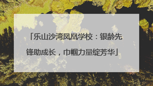 乐山沙湾凤凰学校：银龄先锋助成长，巾帼力量绽芳华