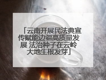 云南开展民法典宣传赋能边疆高质量发展 法治种子在云岭大地生根发芽