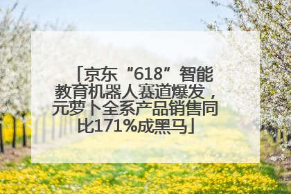 京东“618”智能教育机器人赛道爆发，元萝卜全系产品销售同比171%成黑马
