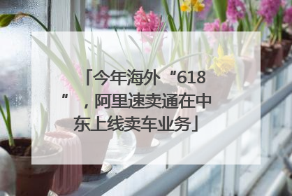 今年海外“618”，阿里速卖通在中东上线卖车业务