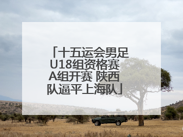 十五运会男足U18组资格赛A组开赛 陕西队逼平上海队