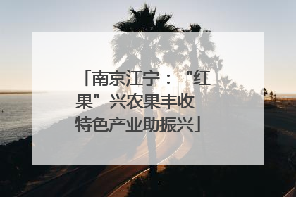 南京江宁：“红果”兴农果丰收 特色产业助振兴