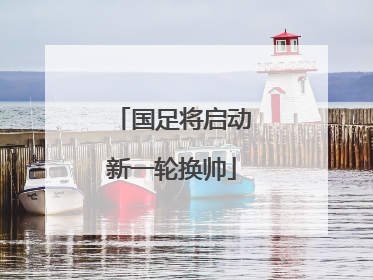 国足将启动新一轮换帅