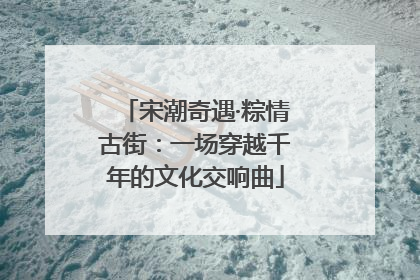 宋潮奇遇·粽情古街：一场穿越千年的文化交响曲