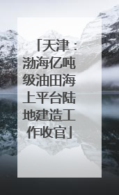 天津：渤海亿吨级油田海上平台陆地建造工作收官
