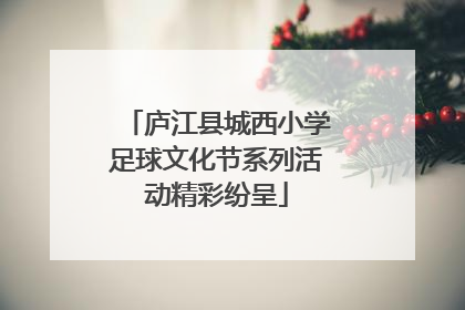 庐江县城西小学足球文化节系列活动精彩纷呈