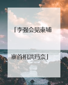 李强会见柬埔寨首相洪玛奈