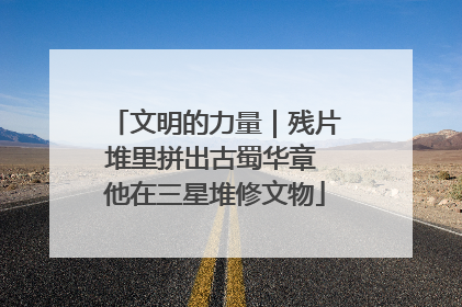 文明的力量｜残片堆里拼出古蜀华章 他在三星堆修文物