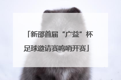 新邵首届“广益”杯足球邀请赛鸣哨开赛