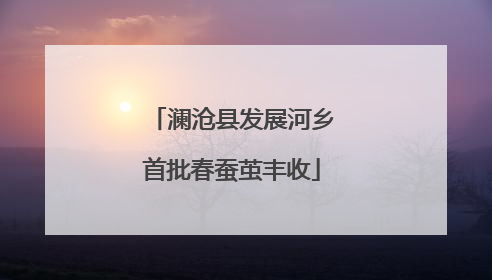 澜沧县发展河乡首批春蚕茧丰收