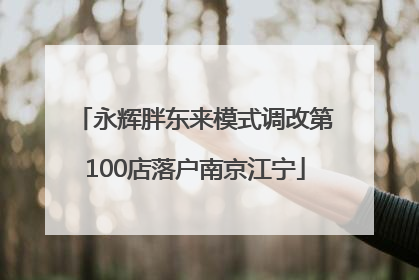 永辉胖东来模式调改第100店落户南京江宁