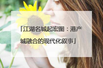 江湖名城起宏图：港产城融合的现代化叙事