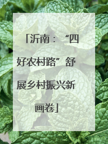 沂南：“四好农村路”舒展乡村振兴新画卷
