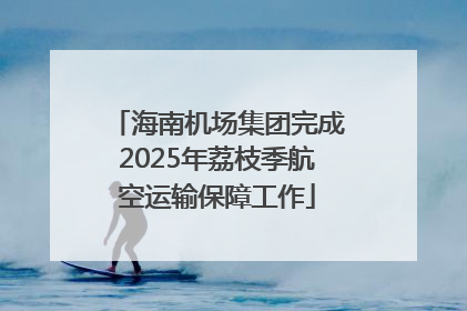 海南机场集团完成2025年荔枝季航空运输保障工作