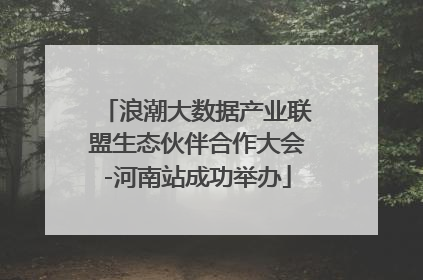 浪潮大数据产业联盟生态伙伴合作大会-河南站成功举办