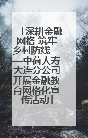 深耕金融网格 筑牢乡村防线——中荷人寿大连分公司开展金融教育网格化宣传活动