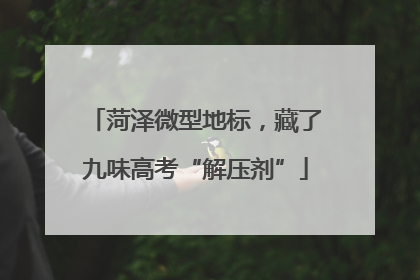 菏泽微型地标，藏了九味高考“解压剂”