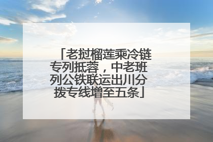 老挝榴莲乘冷链专列抵蓉，中老班列公铁联运出川分拨专线增至五条