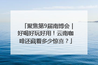 聚焦第9届南博会｜好喝好玩好用！云南咖啡还藏着多少惊喜？