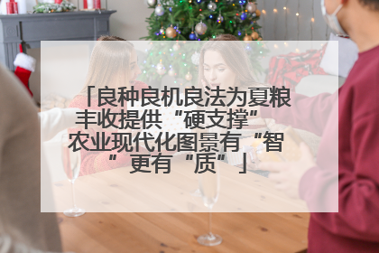 良种良机良法为夏粮丰收提供“硬支撑” 农业现代化图景有“智”更有“质”