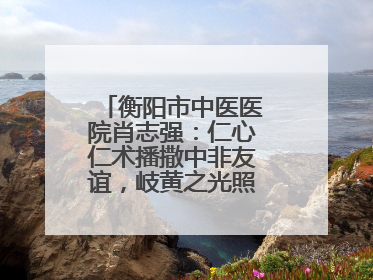 衡阳市中医医院肖志强：仁心仁术播撒中非友谊，岐黄之光照亮津巴大地