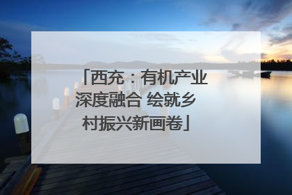 西充：有机产业深度融合 绘就乡村振兴新画卷