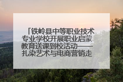 铁岭县中等职业技术专业学校开展职业启蒙教育送课到校活动——扎染艺术与电商营销走进熊官屯镇中心小学