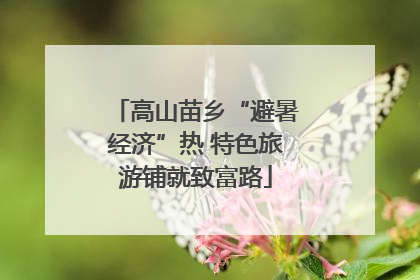 高山苗乡“避暑经济”热 特色旅游铺就致富路
