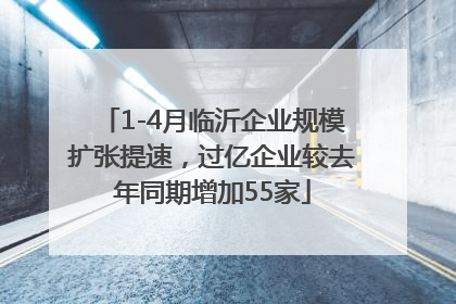 1-4月临沂企业规模扩张提速，过亿企业较去年同期增加55家
