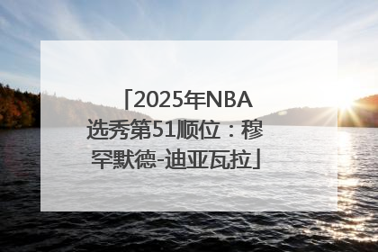 2025年NBA选秀第51顺位：穆罕默德-迪亚瓦拉