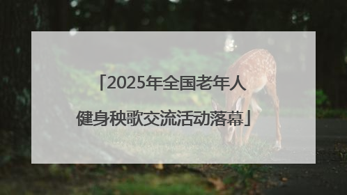2025年全国老年人健身秧歌交流活动落幕