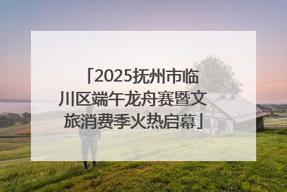 2025抚州市临川区端午龙舟赛暨文旅消费季火热启幕