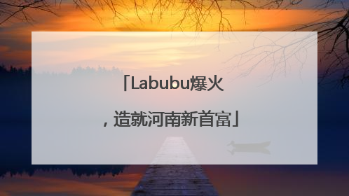 Labubu爆火，造就河南新首富